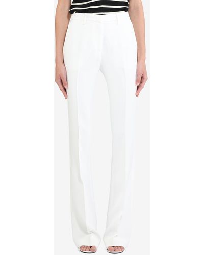 N°21 Straight-leg Trousers - White
