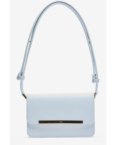 N°21 Mini Edith Leather Shoulder Bag - White