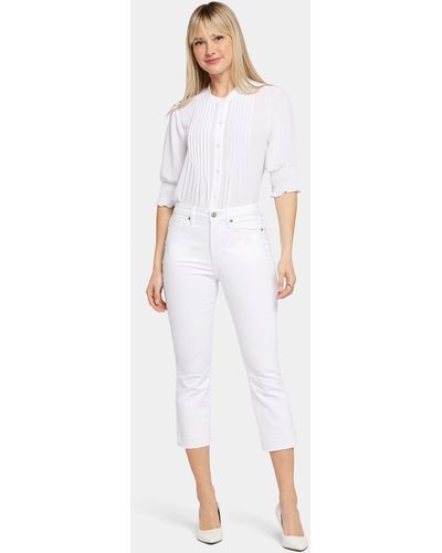 NYDJ Chloe Capri Jeans In Optic White - Natural
