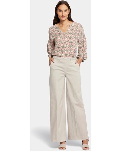 NYDJ Whitney Trouser Pants In Feather - Blue