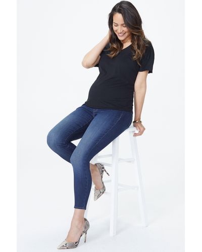 NYDJ Ami Skinny Ankle Maternity Jeans In Big Sur - Black