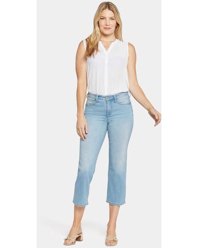 NYDJ Relaxed Piper Crop Jeans In Poetry - Blue