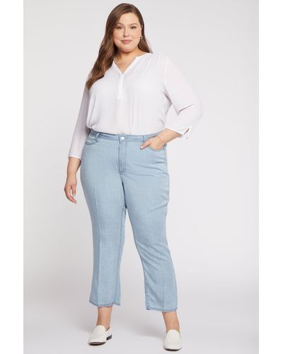 NYDJ Relaxed Straight Ankle Jeans - Blue