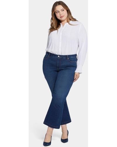 NYDJ Relaxed Flared Jeans - Blue
