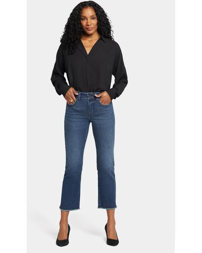 NYDJ Marilyn Straight Ankle Jeans In Precious - Blue