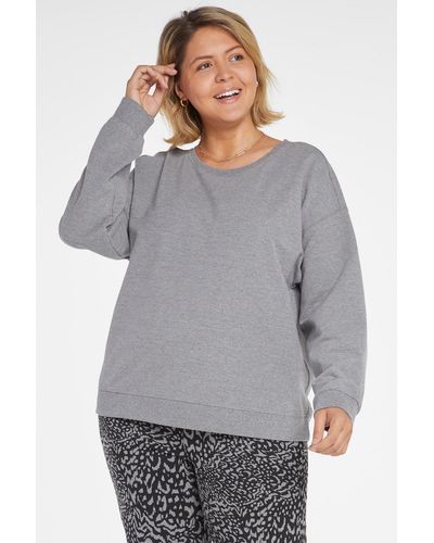 NYDJ Basic Sweatshirt - Gray