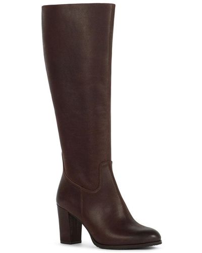 NYDJ Sabastin Tall Boots In Chocolate Brown - Multicolor