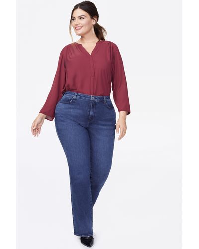 NYDJ Barbara Bootcut Jeans - Multicolor
