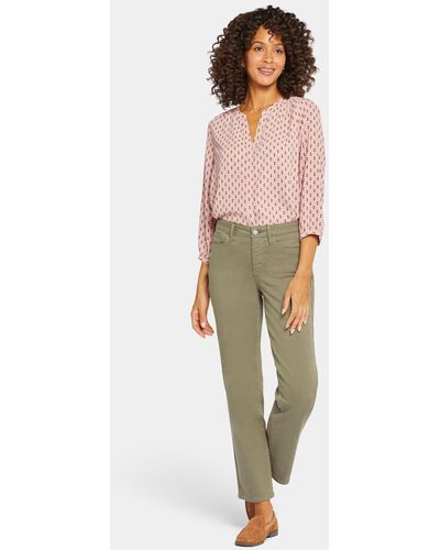 NYDJ Relaxed Slender Jeans In Avocado - Multicolor