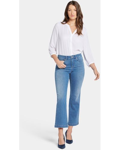 NYDJ Julia Relaxed Flared Jeans In Fairmont - Blue