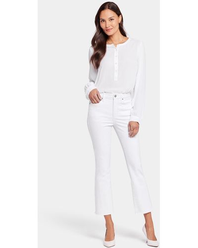 NYDJ Slim Bootcut Ankle Jeans In Optic White