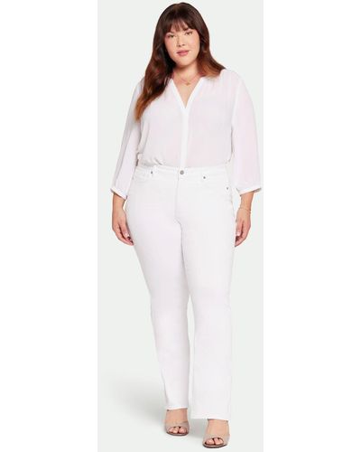 NYDJ Barbara Bootcut Jeans - White