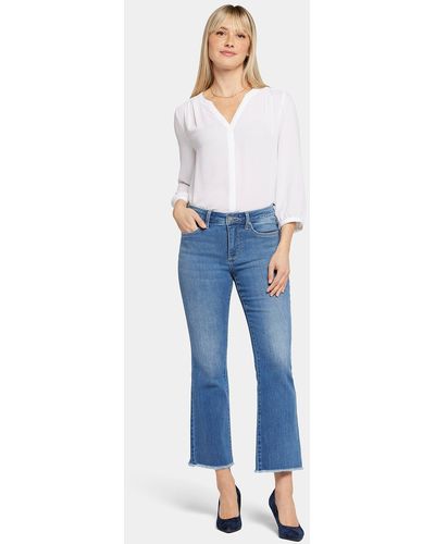 NYDJ Barbara Bootcut Ankle Jeans In Fairmont - Blue