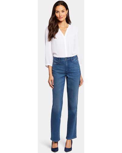 NYDJ Relaxed Straight Jeans In Winston - Blue