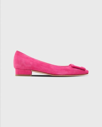 Ann Mashburn - Square Toe Ballet Flat Shoe