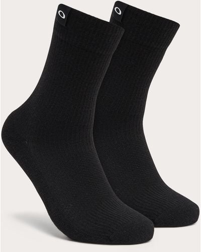 Oakley Endurance Wool Socks - Schwarz