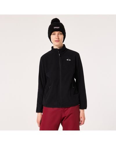 Oakley Wmns Alpine Full Zip Sweatshirt - Negro
