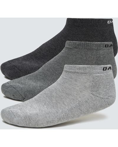 Oakley Short Socks Heather (3 Pcs) - Grey