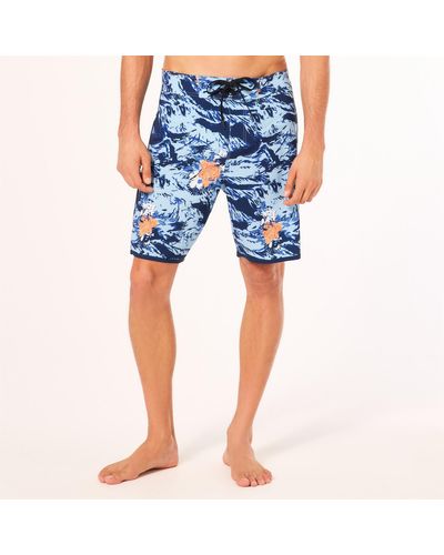 Oakley Palm Florals Rc 19" Boardshort - Blue