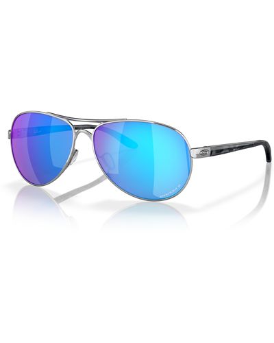 Oakley Oo4079 Feedback Pilot Sunglasses - Blue