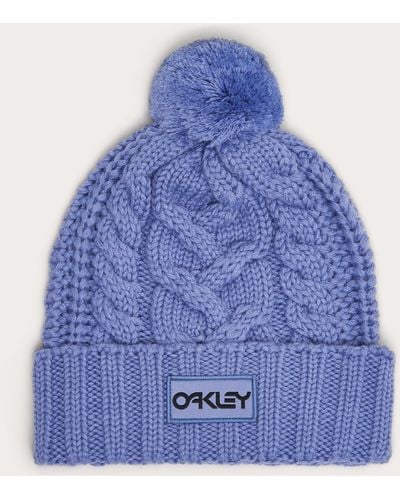Oakley Harper Pom Beanie - Blu