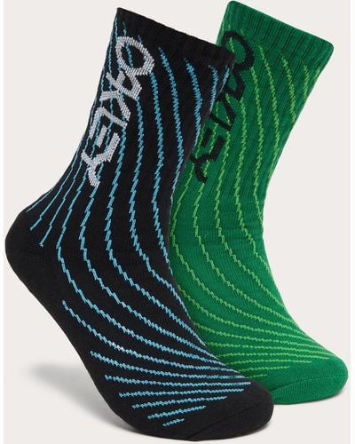 Oakley Camo B1b Rc Socks 2.0(2 Pcs) - Green