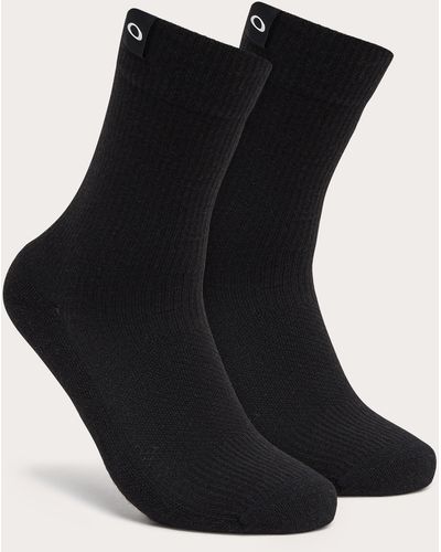 Oakley Endurance Wool Socks - Negro