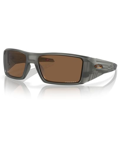 Oakley Oo9231 Heliostat Rectangular Sunglasses - Black