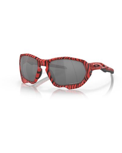 Oakley Plazma Red Tiger Sunglasses - Negro