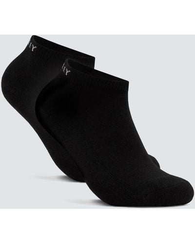 Oakley Short Solid Socks (3 Pcs) - Negro