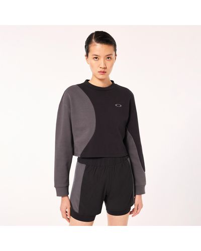 Oakley W Pursuit Cruise Crop Sweatshirt - Nero