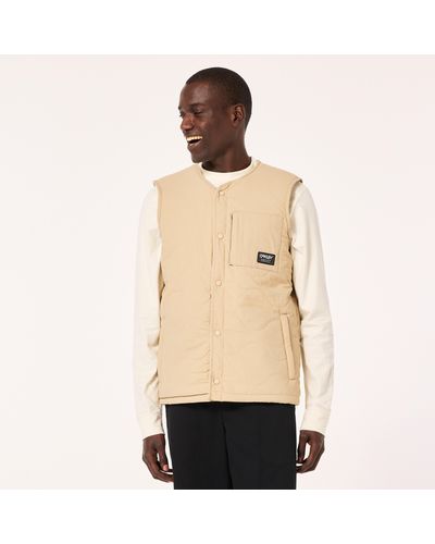 Oakley Quilted Sherpa Vest - Natural
