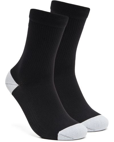 Oakley Ribbed Ellipse Long Socks - Noir