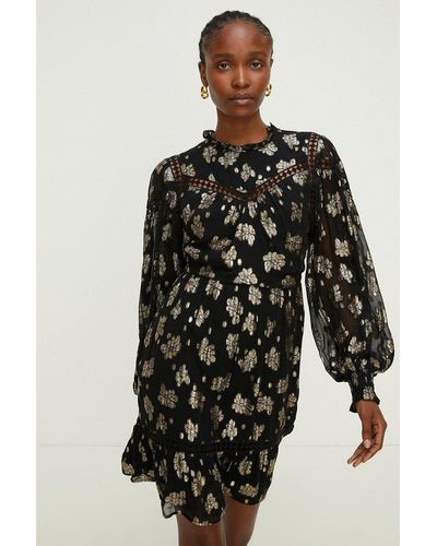 Oasis animal top print skater dress