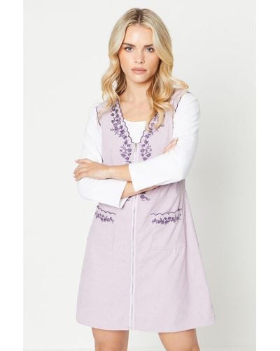 Oasis cord pinafore 2025