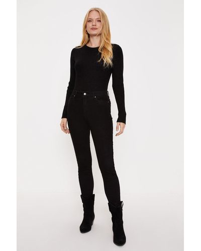 Oasis Lily High Rise Skinny - Black