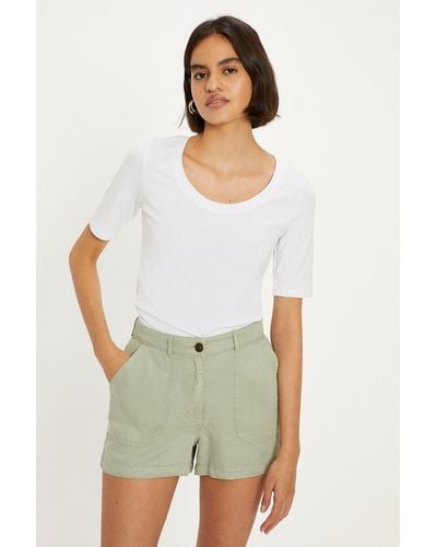 Oasis Utility Shorts - White