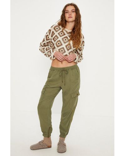 Oasis Ultimate Cargo Trouser - Green
