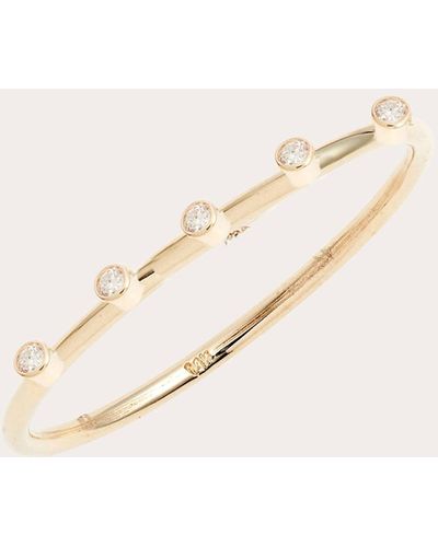 POPPY FINCH Five Diamond Stacking Ring - Natural