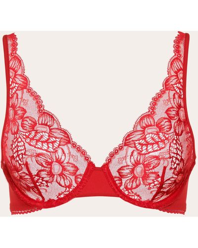 LA PERLA Stretch-silk triangle bra