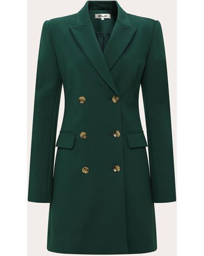 Diane von Furstenberg Virginia Blazer Dress - Green