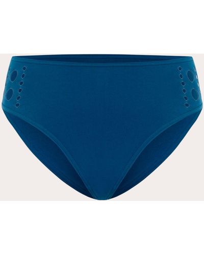 Fogal April High-waist Bikini Bottoms - Blue