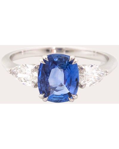 Yi Collection Ceylon Sapphire & Diamond Eternal Ring - Blue
