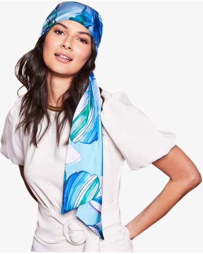 Eugenia Kim Gigi Headscarf - Blue