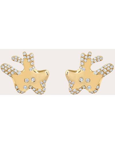 Maison Tjoeng Arcadia Atoll Diamond Stud Earrings - Natural