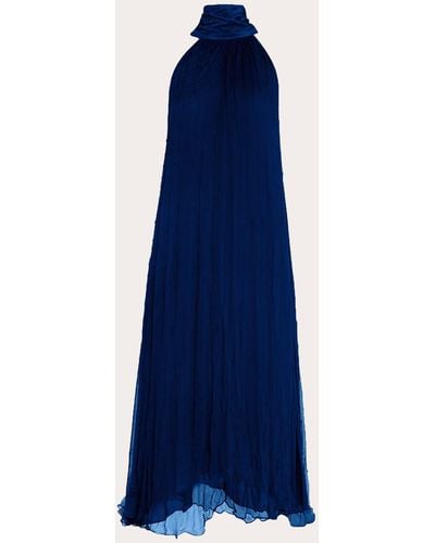 Azeeza Atwood Chiffon Dress - Blue