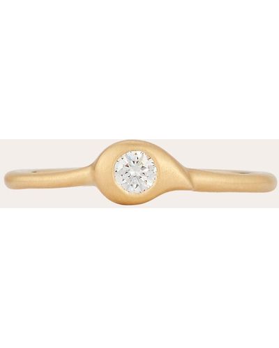 Carelle Diamond Brushstroke Ring - Natural