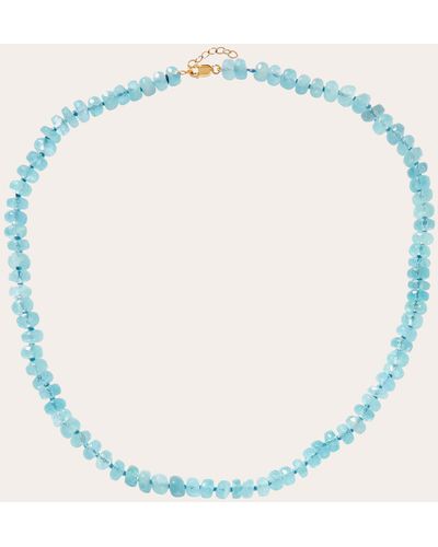 JIA JIA Oracle Aquamarine Crystal Necklace - Blue