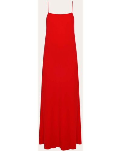 Dalood Open-back Maxi Dress - Red