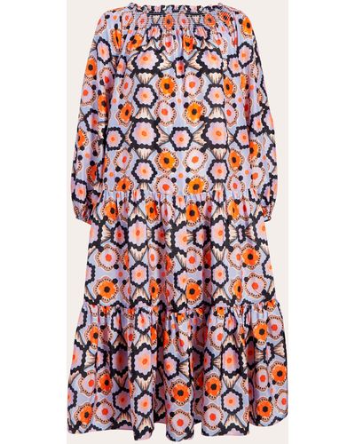 Temperley London Women's Shirred Off-shoulder Dress